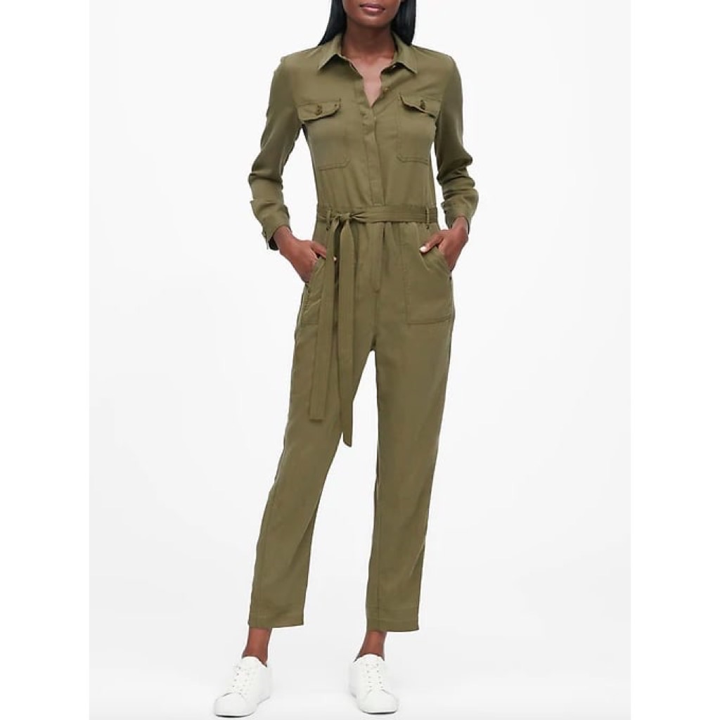 Banana Republic Olive Green Flight Suit